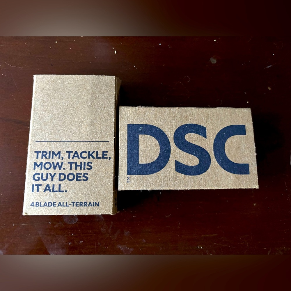 Two boxes Dollar Shave Club 6 Blade All Terrian Razor Blade Cartridges 4 Pack